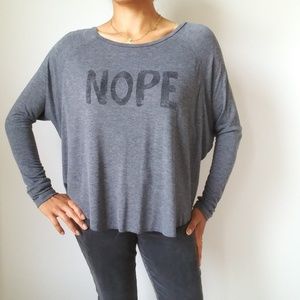 Grayson/Threads "Nope" Jersey Top